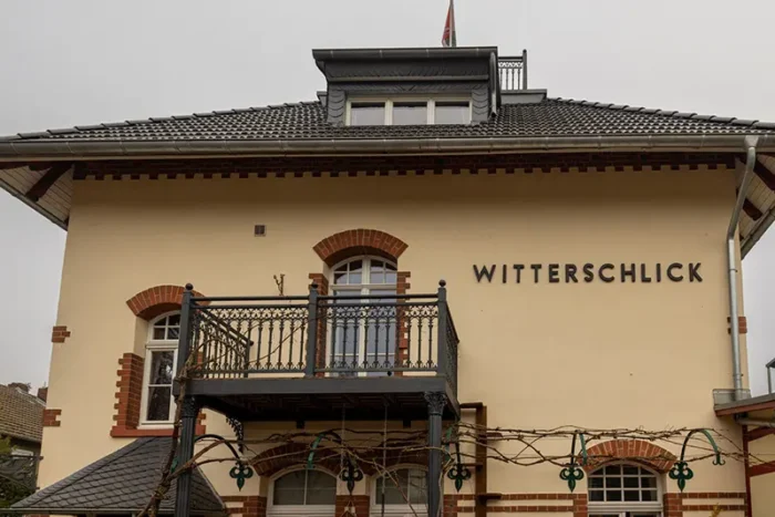 Balkon der Ferienwohnung im Bahnhof Witterschlick